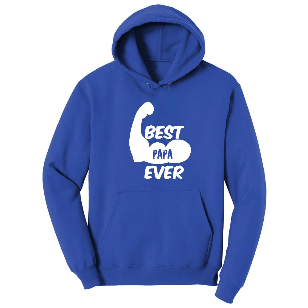 Best Papa Ever Version 1 Hoodie - True Royal