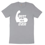 Best Papa Ever Version 1 Short Sleeve Tee - Athletic Heather Grey