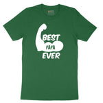 Best Papa Ever Version 1 Short Sleeve Tee - Athletic Kelly