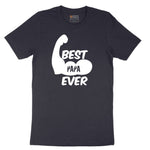 Best Papa Ever Version 1 Short Sleeve Tee - Deep Navy