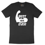 Best Papa Ever Version 1 Short Sleeve Tee - Jet Black