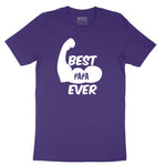 Best Papa Ever Version 1 Short Sleeve Tee - Team Purple