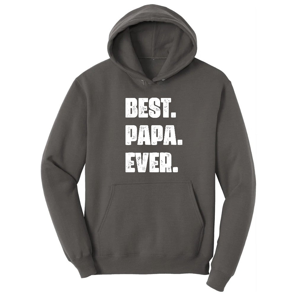 Best Papa Ever Version 2 Hoodie - Charcoal