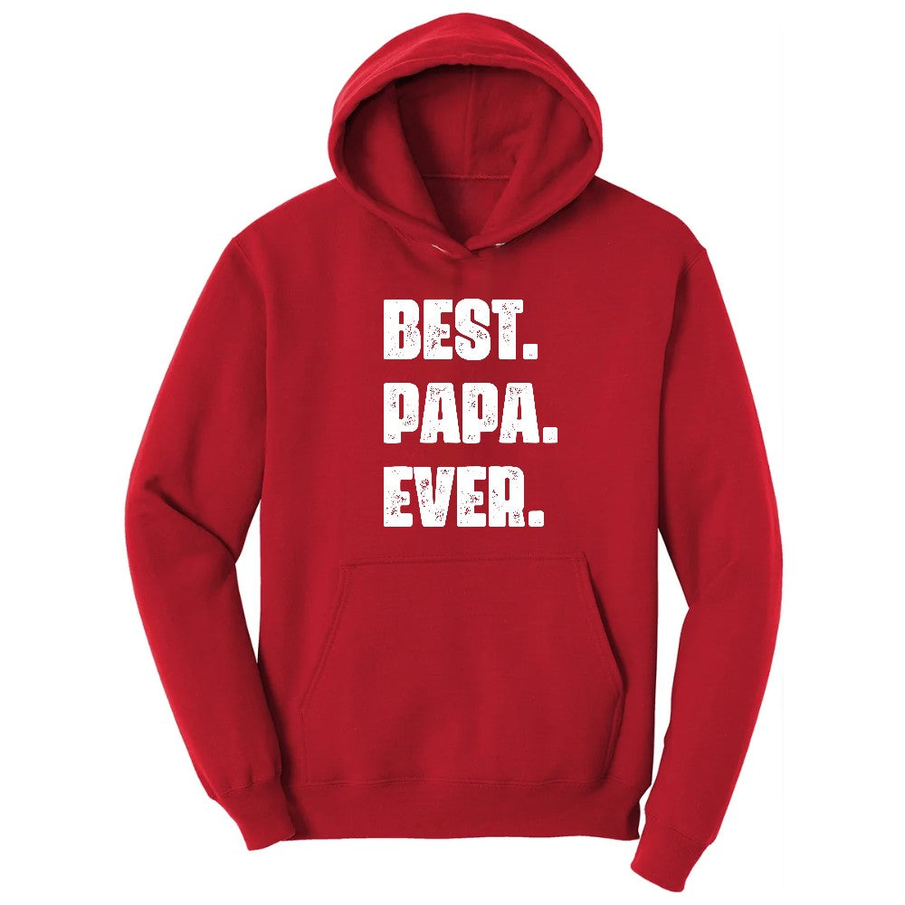 Best Papa Ever Version 2 Hoodie - Red