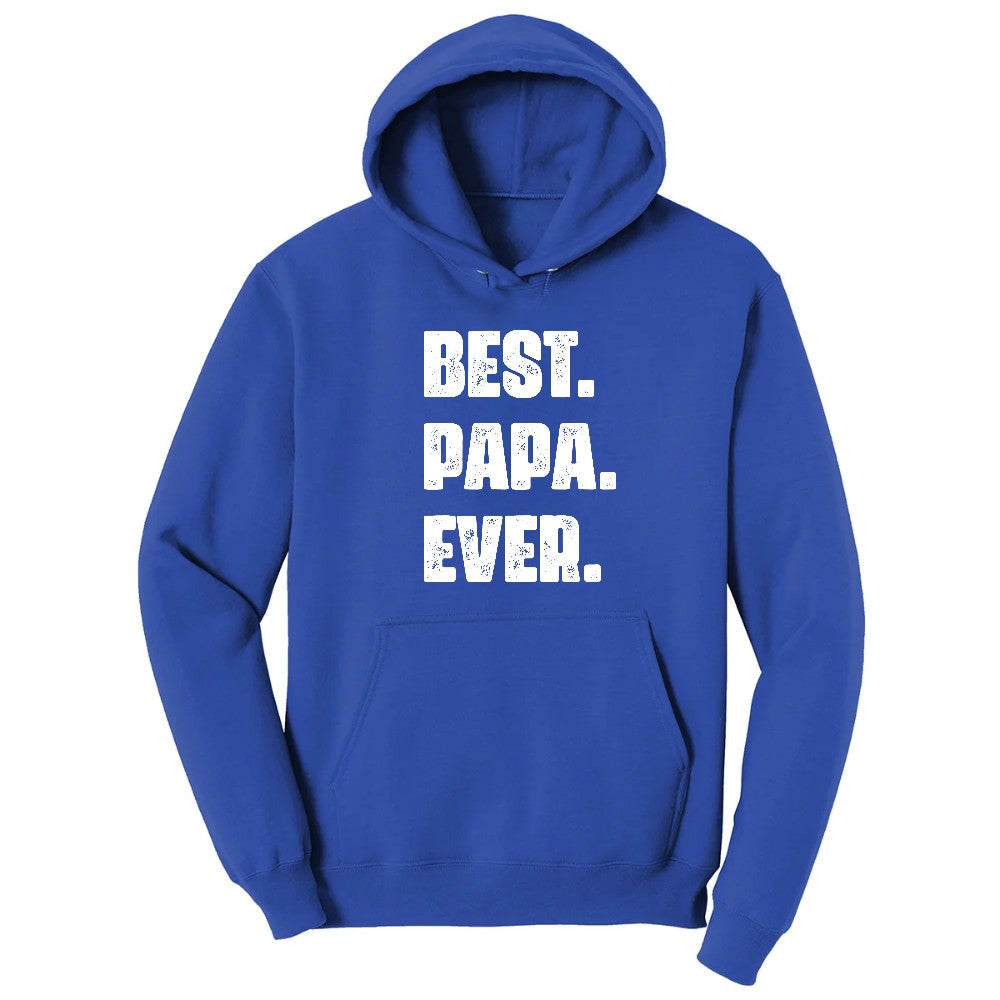 Best Papa Ever Version 2 Hoodie - True Royal