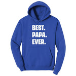 Best Papa Ever Version 2 Hoodie - True Royal