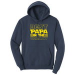 Best Papa in the Galaxy Hoodie - Navy