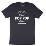 Best Pop Pop Ever Short Sleeve Tee - Deep Navy