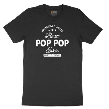 Best Pop Pop Ever Short Sleeve Tee - Jet Black
