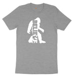 Bigfoot Believe Ladies Short Sleeve Tee - Granite Heather