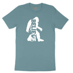 Bigfoot Believe Ladies Short Sleeve Tee - Surf Blackout
