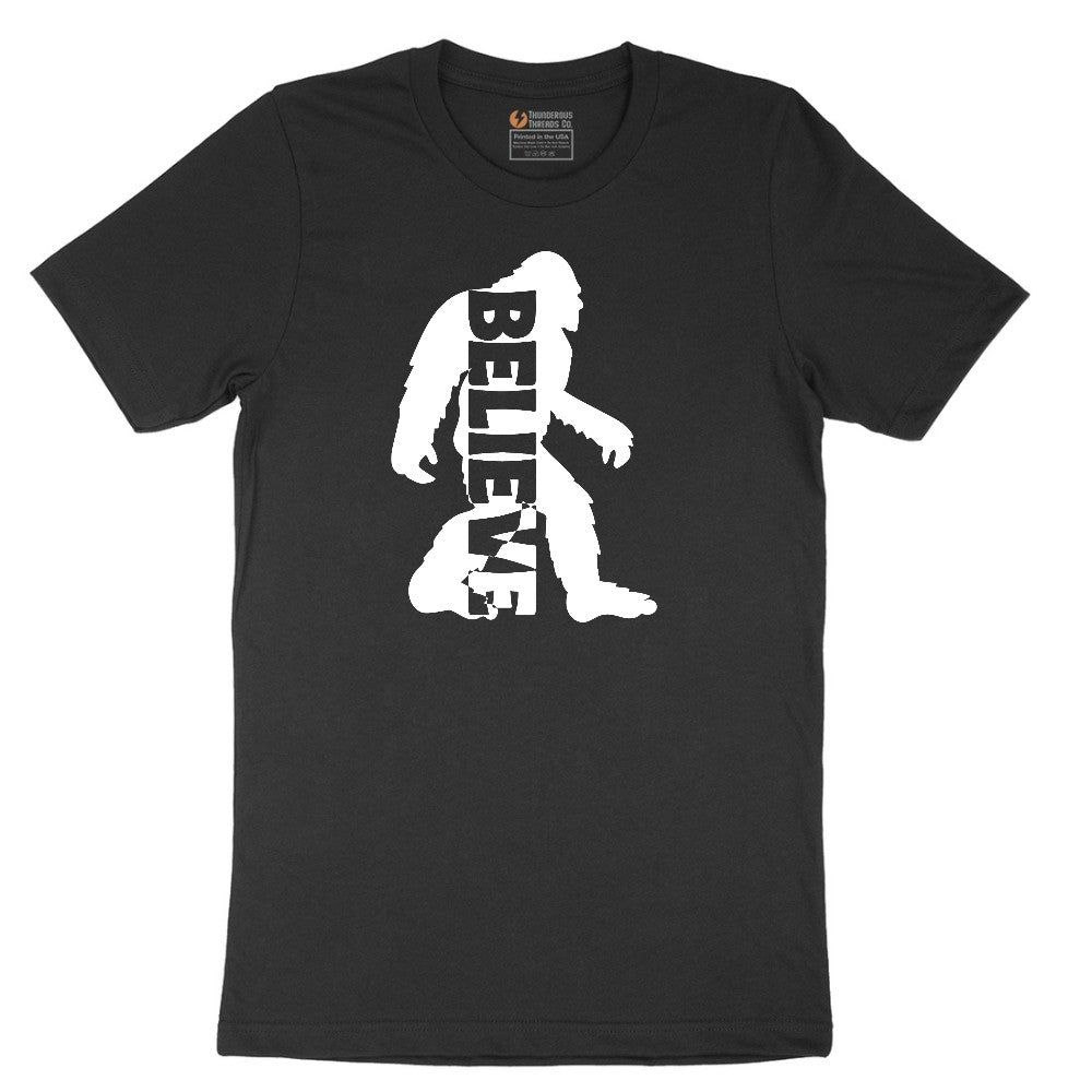 Bigfoot Believe Short Sleeve Tee - Jet Black