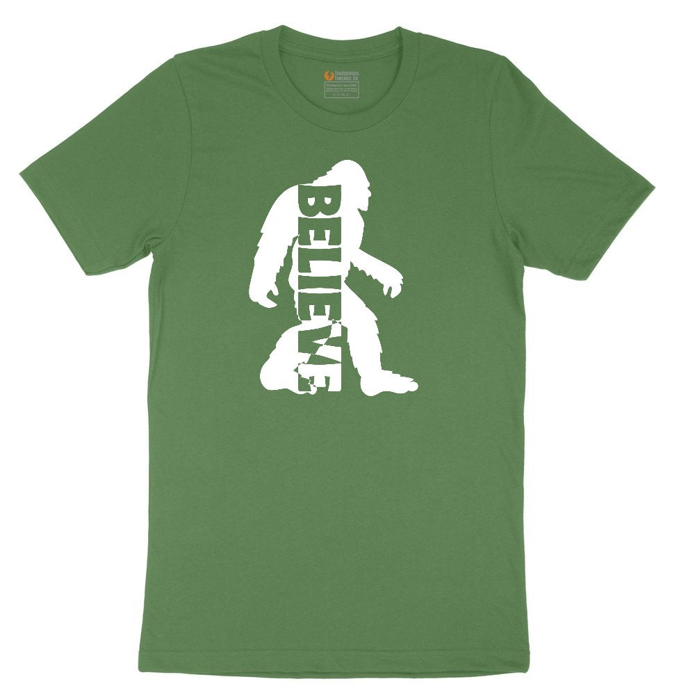 Bigfoot Believe Toddler Short Sleeve Tee - Athletic Kelly