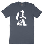 Bigfoot Believe Toddler Short Sleeve Tee - Heather Navy