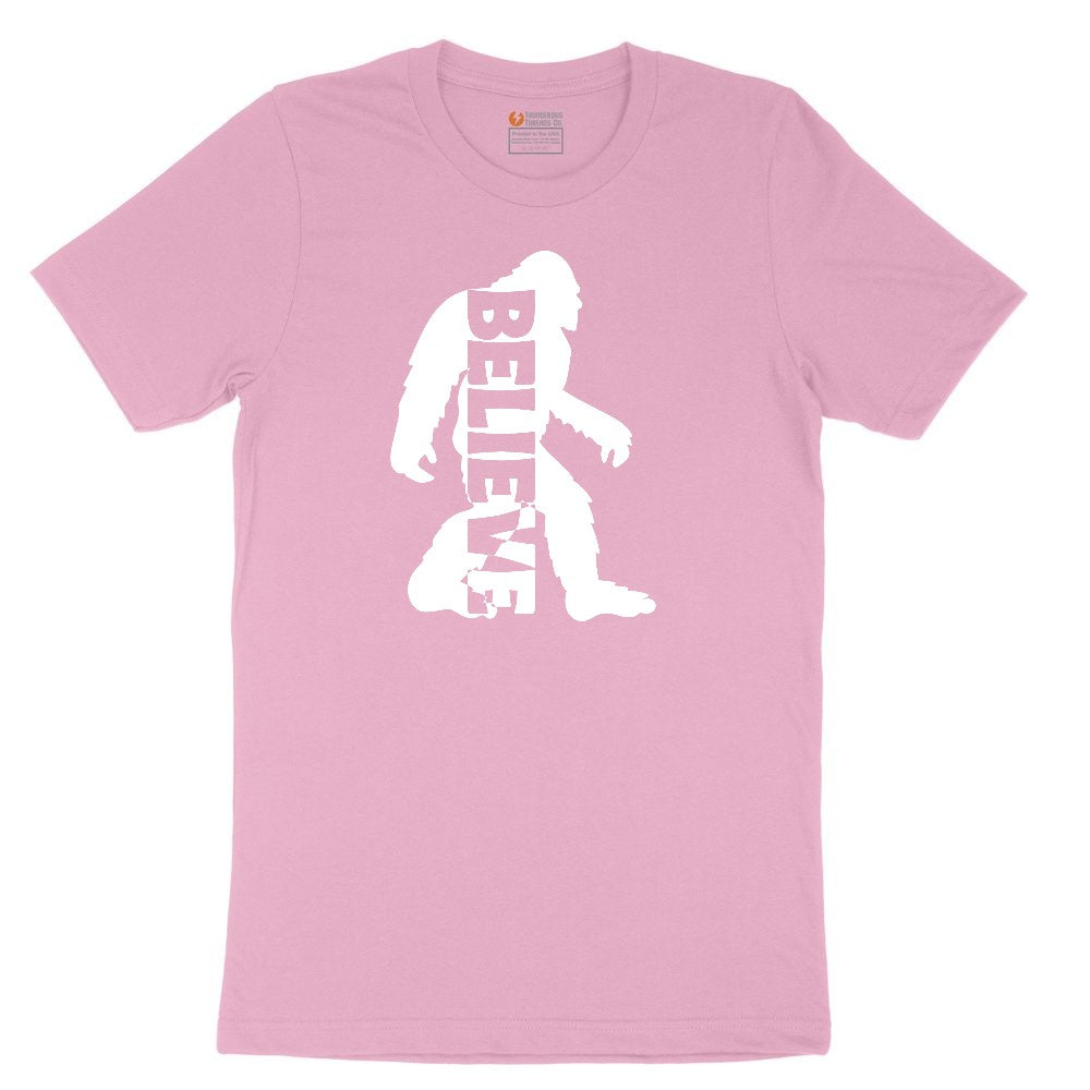 Bigfoot Believe Youth Short Sleeve Tee - Candy Pink
