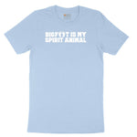 Bigfoot is My Spirit Animal Toddler Short Sleeve Tee - Light Blue