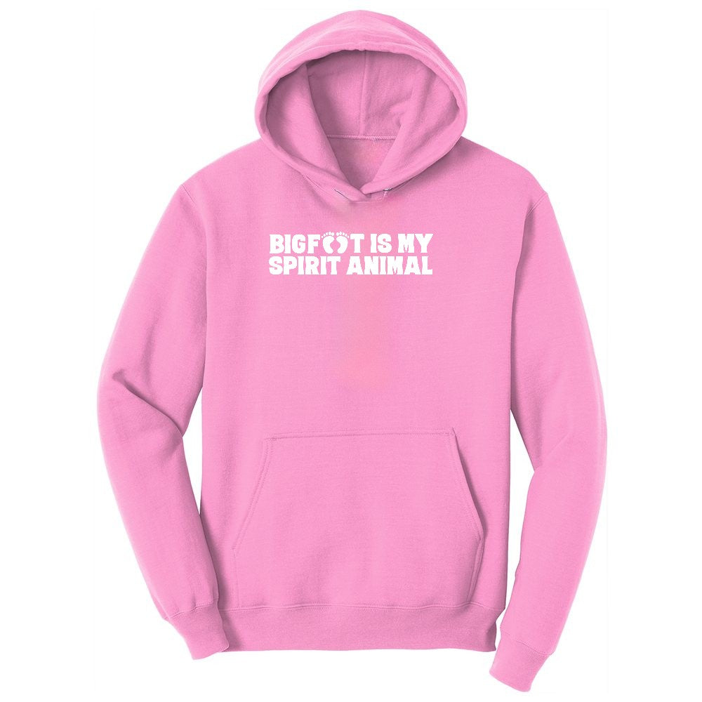 Bigfoot is My Spirit Animal Youth Hoodie - Candy Pink
