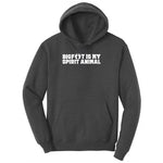 Bigfoot is My Spirit Animal Youth Hoodie - Dark Heather Grey