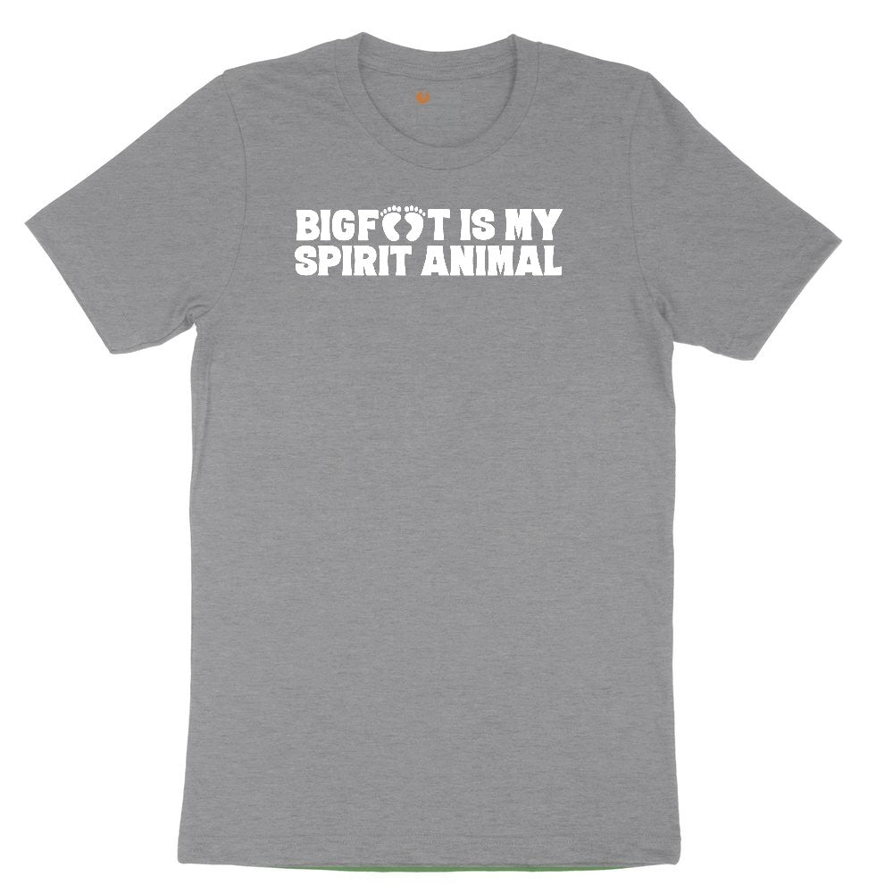 Bigfoot is My Spirit Animal Youth Short Sleeve Tee - Athletic Heather