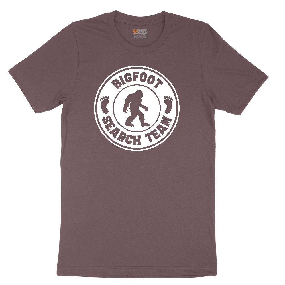 Bigfoot Search Team Ladies Short Sleeve Tee - Sangria Blackout