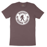 Bigfoot Search Team Ladies Short Sleeve Tee - Sangria Blackout
