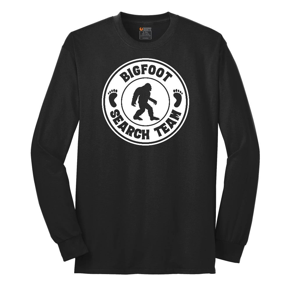Bigfoot Search Team Long Sleeve Tee - Jet Black