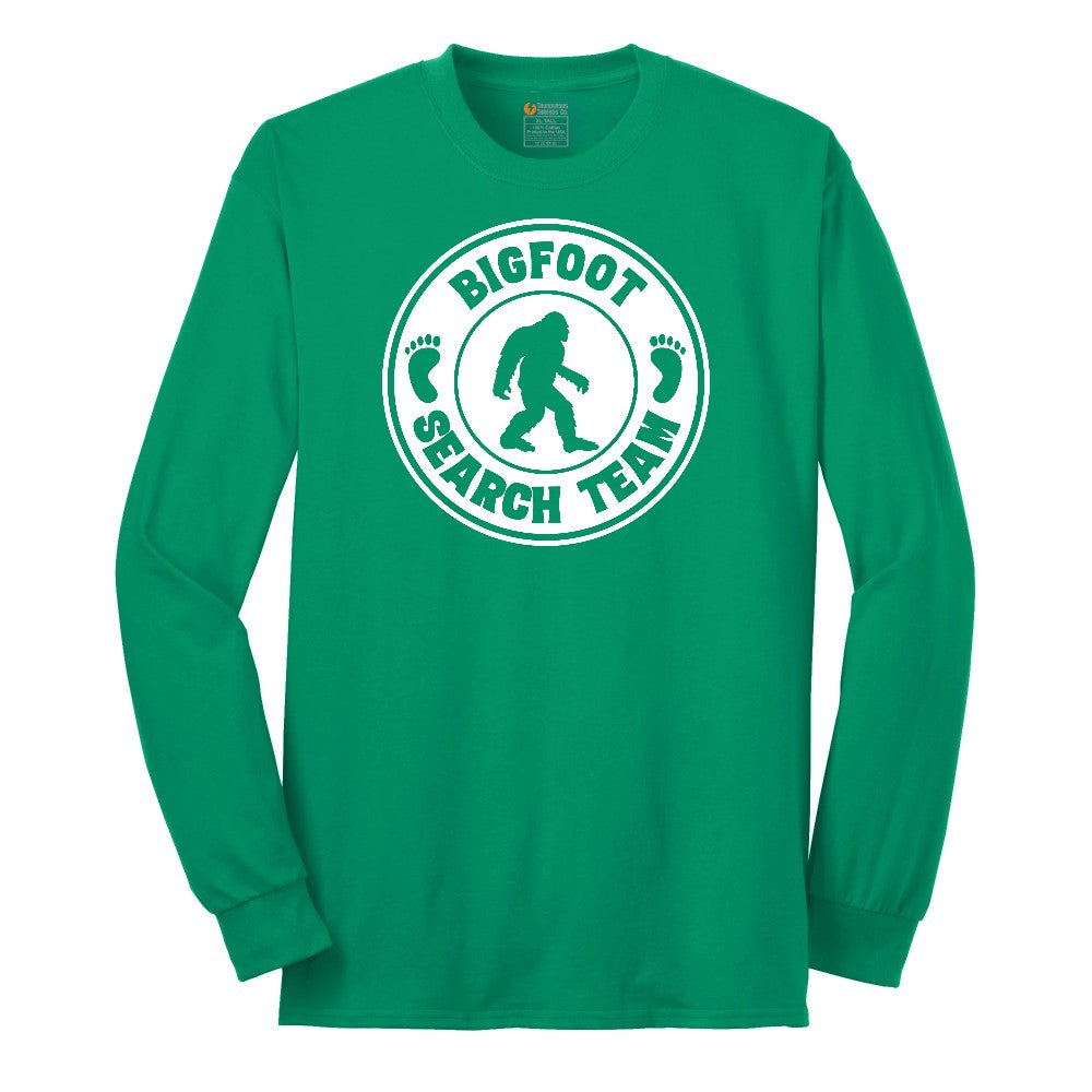 Bigfoot Search Team Long Sleeve Tee - Kelly Green