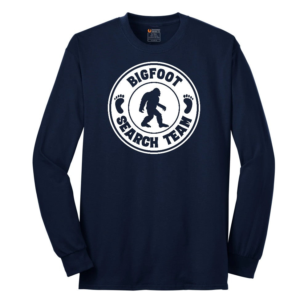 Bigfoot Search Team Long Sleeve Tee - Navy