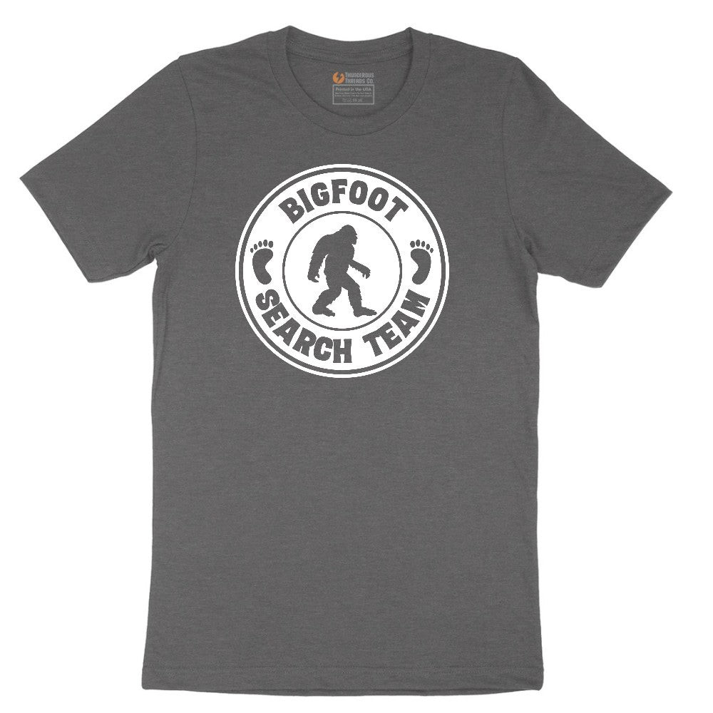 Bigfoot Search Team Short Sleeve Tee - Dark Heather Grey
