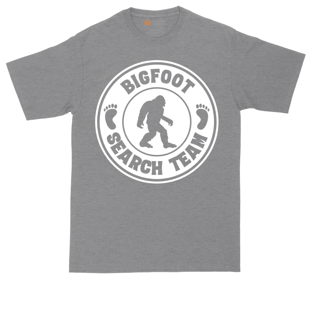 Bigfoot Search Team tall t-shirt for men in Athletic Heather