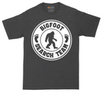 Bigfoot Search Team tall t-shirt for men in Dark Heather Grey