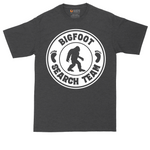 Bigfoot Search Team tall t-shirt for men in Dark Heather Grey