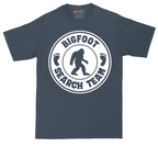 Bigfoot Search Team tall t-shirt for men in Heather Navy