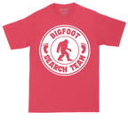 Bigfoot Search Team tall t-shirt for men in Heather Red