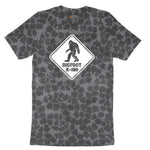 Bigfoot x-ing Ladies Short Sleeve Tee - Black Leopard