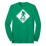 Bigfoot x-ing Long Sleeve Tee - Kelly Green