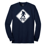 Bigfoot x-ing Long Sleeve Tee - Navy