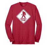 Bigfoot x-ing Long Sleeve Tee - Red