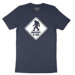 Bigfoot x-ing Short Sleeve Tee - Heather Navy