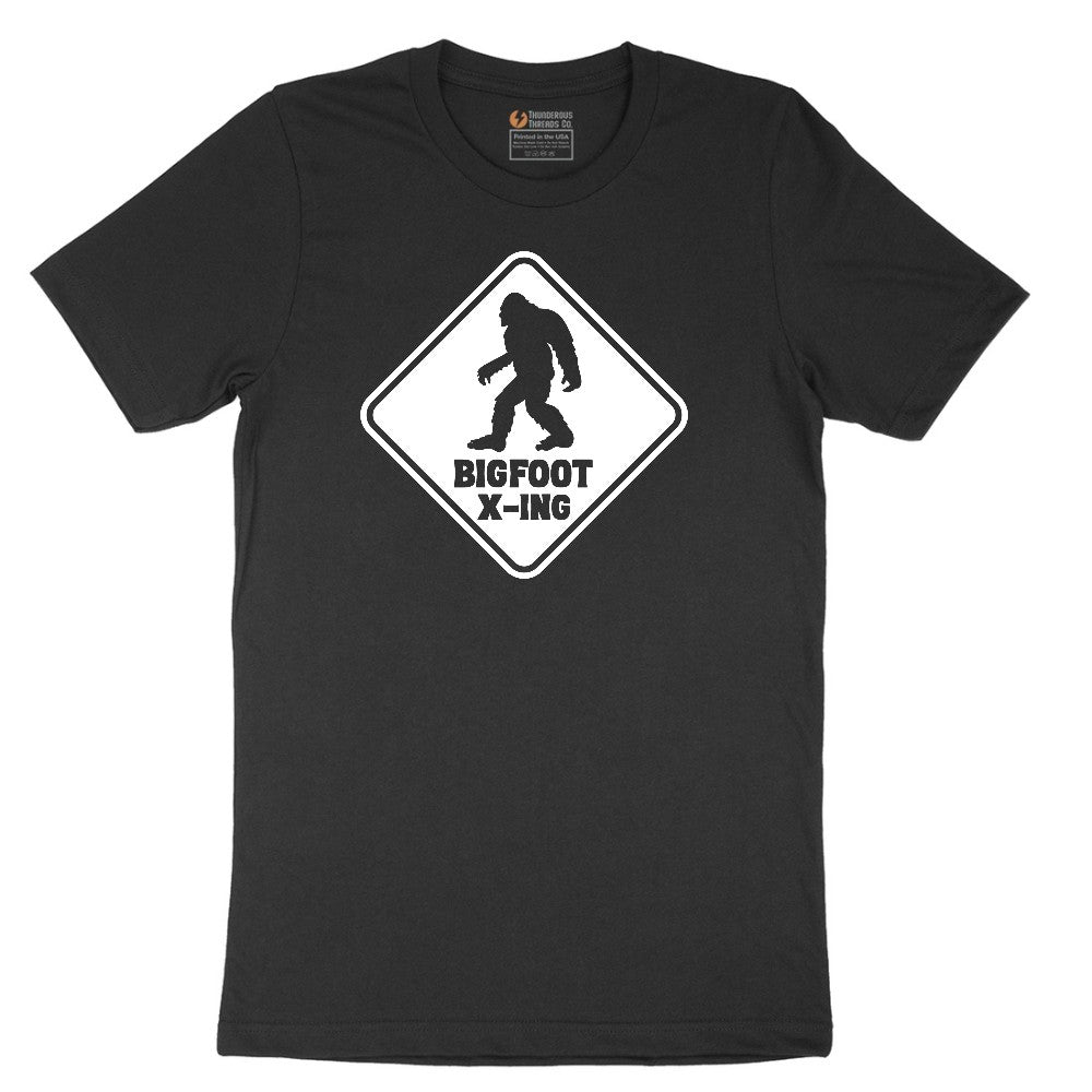 Bigfoot x-ing Short Sleeve Tee - Jet Black