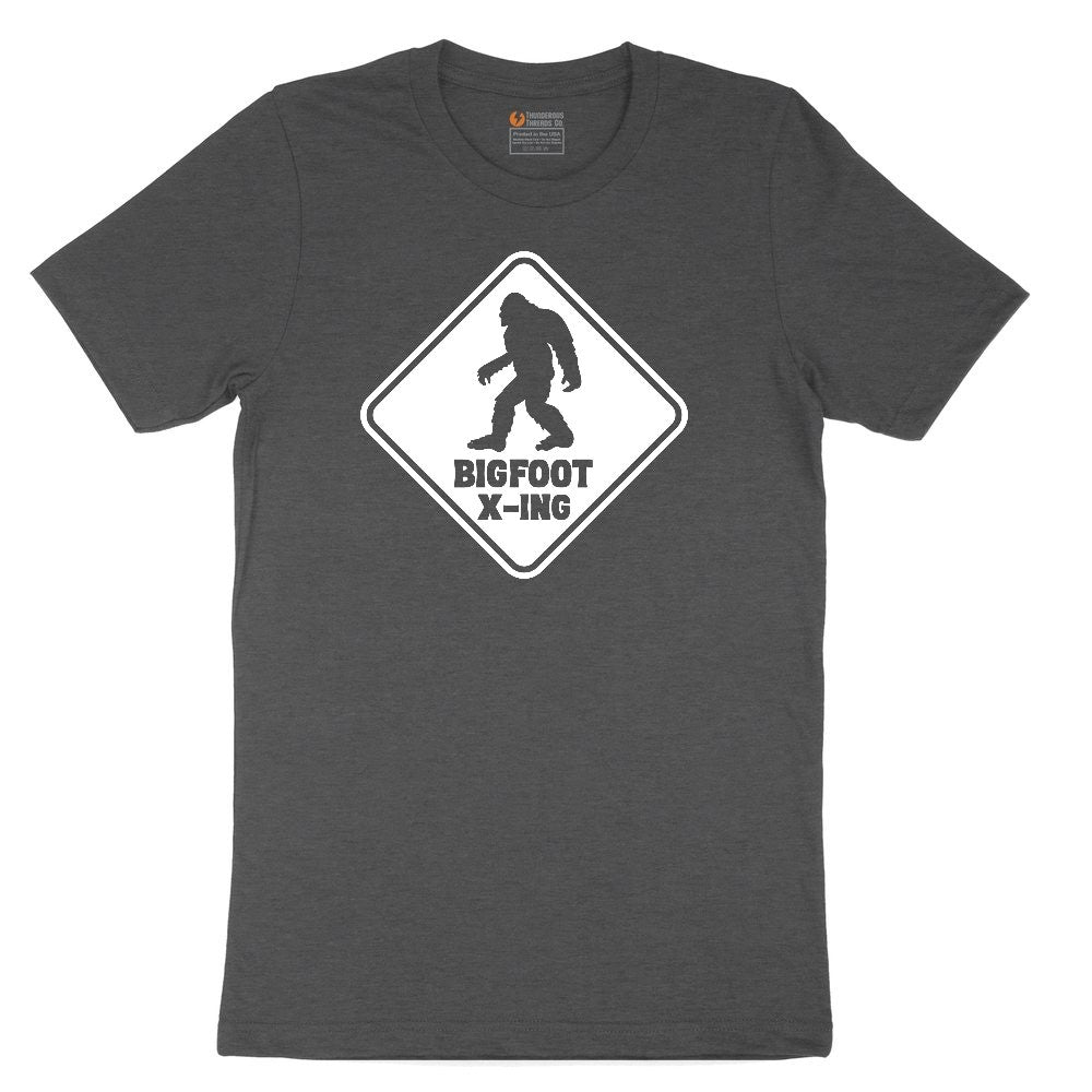 Bigfoot x-ing Toddler Short Sleeve Tee - Dark Heather Grey