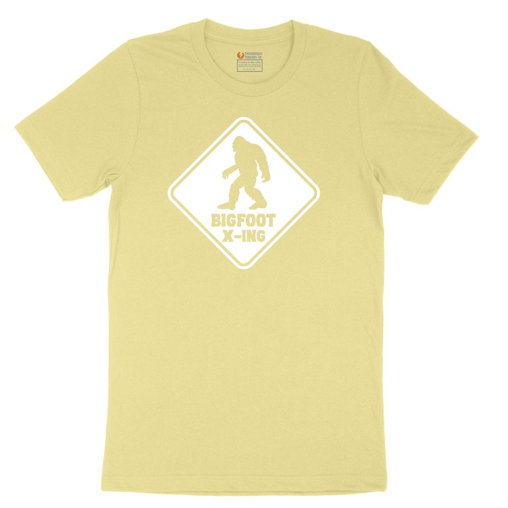 Bigfoot x-ing Toddler Short Sleeve Tee - Yellow