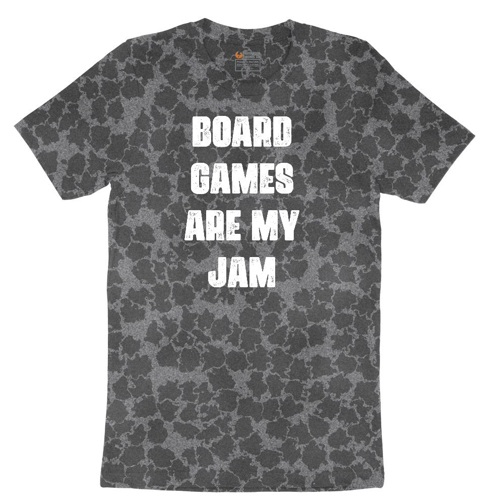 Board Games are My Jam Ladies Short Sleeve Tee - Black Leopard