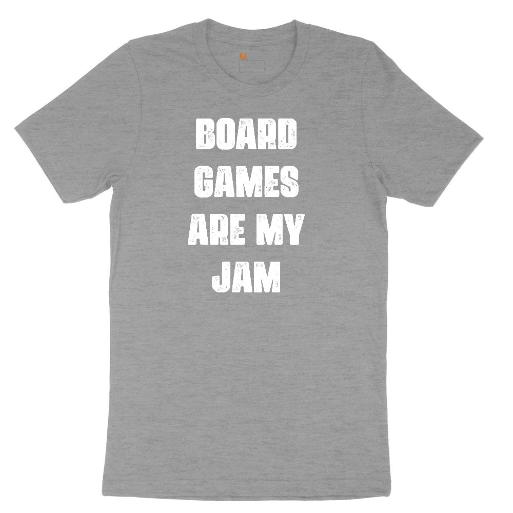 Board Games are My Jam Ladies Short Sleeve Tee - Granite Heather
