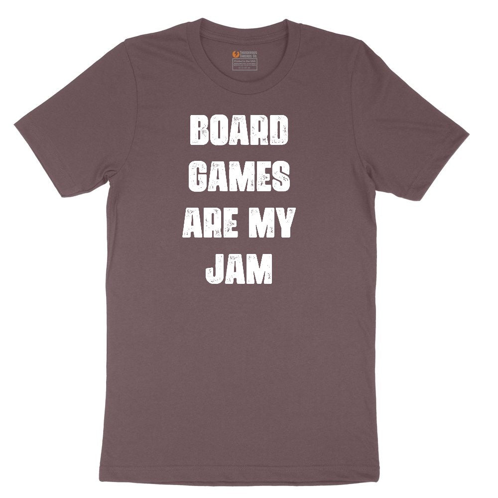 Board Games are My Jam Ladies Short Sleeve Tee - Sangria Blackout