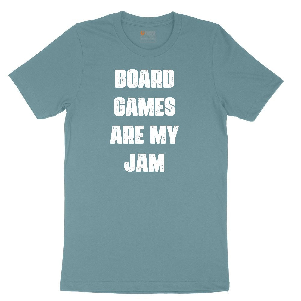 Board Games are My Jam Ladies Short Sleeve Tee - Surf Blackout