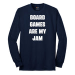 Board Games are My Jam Long Sleeve Tee - Navy
