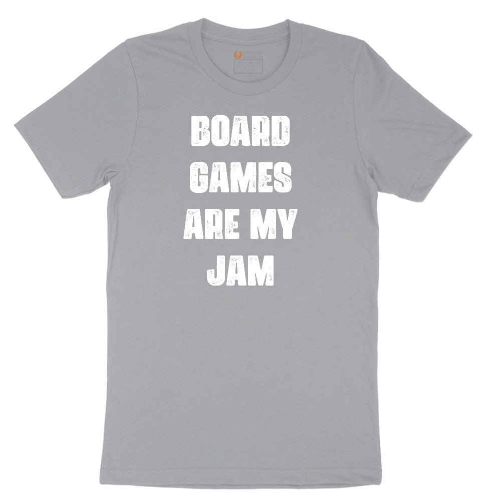 Board Games are My Jam Short Sleeve Tee - Athletic Heather Grey