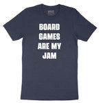 Board Games are My Jam Short Sleeve Tee - Heather Navy