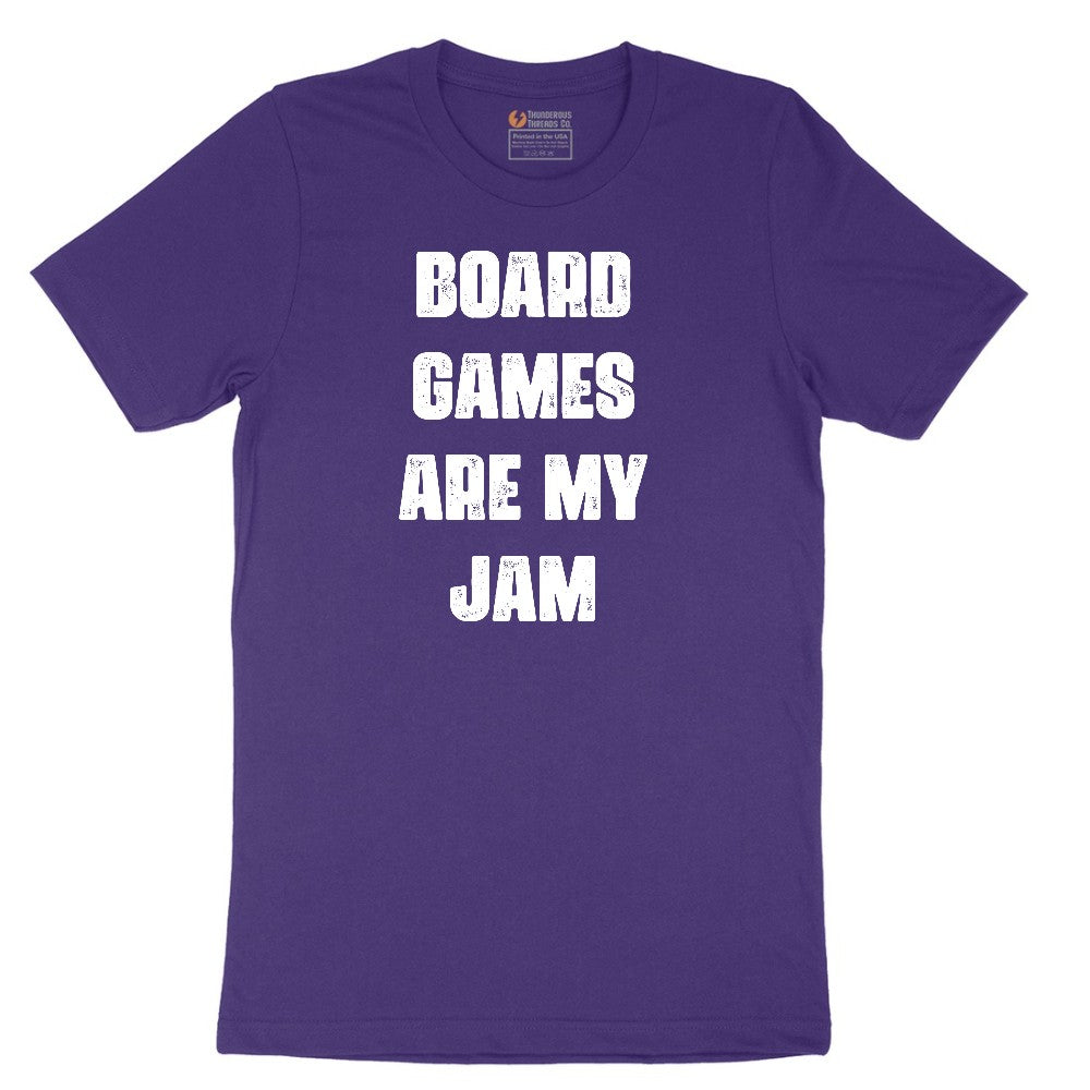 Board Games are My Jam Short Sleeve Tee - Team Purple
